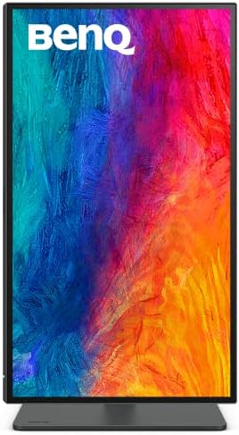 BenQ PD2706U Monitor 4K de 27 pulgadas, USB C de 90 W, UHD, P3, sRGB, Rec.709, DisplayHDR 400, IPS, Tecnología AQCOLOR, Calibrado de fábrica, Modo de color, DualView, Modo Darkroom, Modo de animación, modo CAD/CAM, KVM