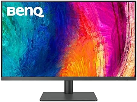BenQ PD2706U Monitor 4K de 27 pulgadas, USB C de 90 W, UHD, P3, sRGB, Rec.709, DisplayHDR 400, IPS, Tecnología AQCOLOR, Calibrado de fábrica, Modo de color, DualView, Modo Darkroom, Modo de animación, modo CAD/CAM, KVM