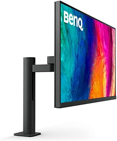 BenQ Monitor PD3205U listo para Mac de 32 pulgadas, 4K UHD, 99% Rec.709 y sRGB | IPS | DeltaE ≤3 | Sincronización ICC | Informe de calibración | AQCOLOR | Uniformidad | HotKey Puck | Ergonómico |