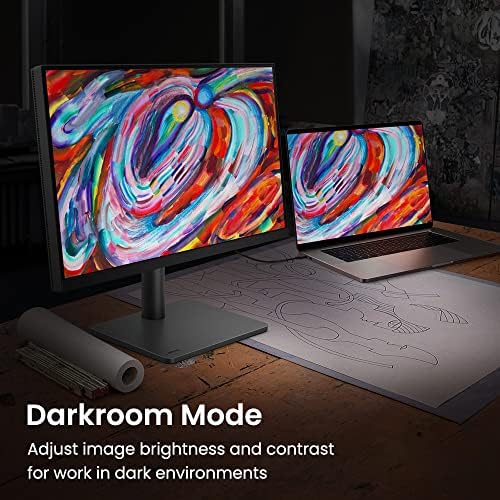 BenQ PD3205U Mac Ready Monitor 32 4K UHD 99  Rec 709 & sRGB  IPS  DeltaE  3  ICC Sync  Calibration Report  AQCOLOR  Uniformity HotKey Puck Ergonomic DisplayPort  USB C  90W   USB Hub