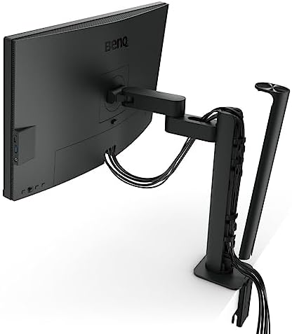 BenQ PD3205U Mac Ready Monitor 32 4K UHD 99  Rec 709 & sRGB  IPS  DeltaE  3  ICC Sync  Calibration Report  AQCOLOR  Uniformity HotKey Puck Ergonomic DisplayPort  USB C  90W   USB Hub