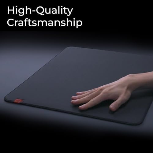 BenQ Zowie G SR III Large Esports Gaming Mouse Pad  Humidity Resistance Cloth  Consistent and Controlling Glide Uniform high Density Rubber Base with Medium Softness  Stitched Edges  Anti Slip Base