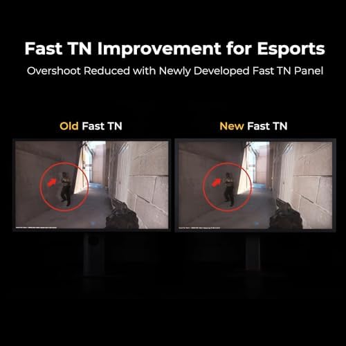 BenQ Zowie XL2540X  24 1 New Fast TN 280Hz Gaming Monitor  1080p  Auto Game Mode by XL Setting to Share  Height Adjustment Powered by Industrial Grade Bearing Design  S Switch  Shielding Hood