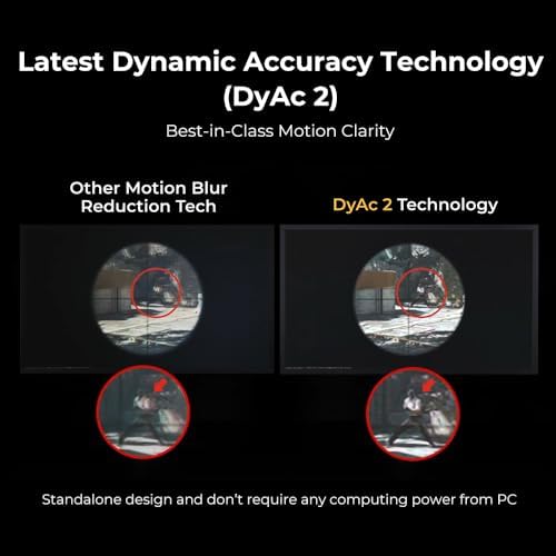 BenQ Zowie XL2586X  24 1 New Fast TN 600Hz Gaming Monitor  DyAc 2  1080p  Auto Game Mode by XL Setting to Share  Height Adjustment Powered by Industrial Grade Bearing Design  S Switch  Shielding Hood