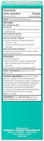 Bengay Lidocaine Pain Relief Cream  Maximum Strength OTC  Non Greasy Topical Analgesic with 4  Lidocaine to Desensitize Nerves  Numbing Cream with a Soothing Jasmine Scent  3 oz