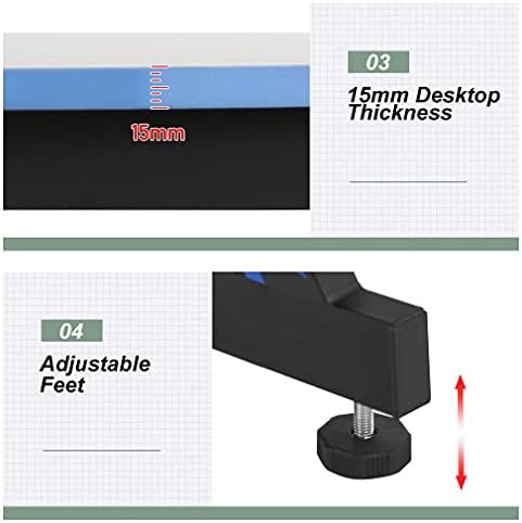 BestOffice   47 Gaming Desk   Red   Carbon Fiber Textured Computer Desk   Sturdy Steel Frame  Cup Holder  Headphone Hook  Cable Management Holes  Adjustable Leg Pads   for Gamers  Home  Office