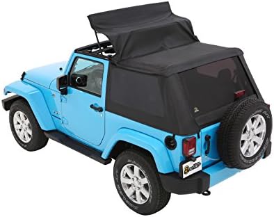 Bestop 56852 35 Black Diamond Trektop for 2007 2018 Jeep Wrangler JK 2 Door