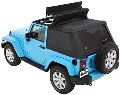 Bestop 56852 35 Black Diamond Trektop for 2007 2018 Jeep Wrangler JK 2 Door
