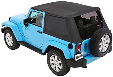 Bestop 56852 35 Black Diamond Trektop for 2007 2018 Jeep Wrangler JK 2 Door