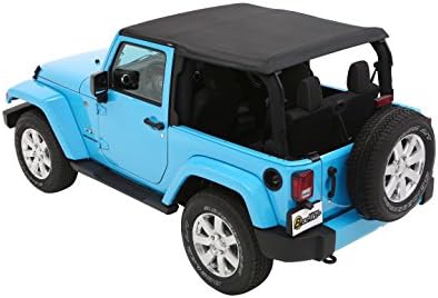 Bestop 56852 35 Black Diamond Trektop for 2007 2018 Jeep Wrangler JK 2 Door