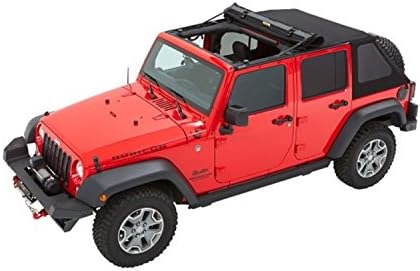 Bestop 56852 35 Black Diamond Trektop for 2007 2018 Jeep Wrangler JK 2 Door