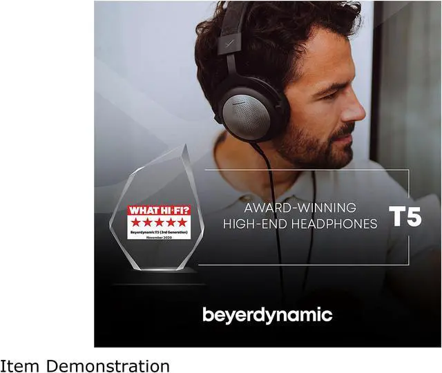 Beyerdynamic T5 Third Generation High End Tesla Closed Back Headphones