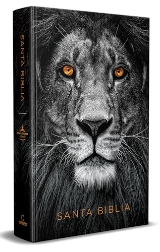 Biblia Reina Valera 1960 letra grande  Tapa dura  León de Judá  tama o manual/ Spanish Bible RVR 1960  Handy Size  Large Print  Hardcover  Lion of Judah  Spanish Edition 