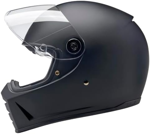 Biltwell Lane Splitter ECE R22 06 Motorcycle Helmet Helmet Flat Black