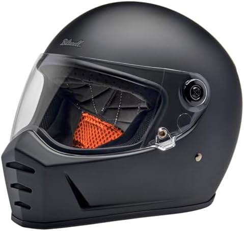 Biltwell Lane Splitter ECE R22 06 Motorcycle Helmet Helmet Flat Black