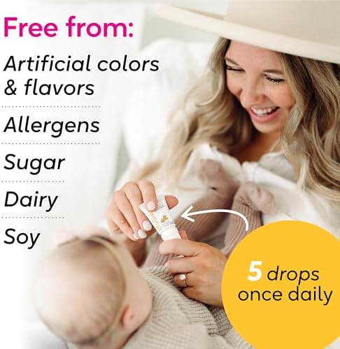 BioGaia Protectis Baby Probiotic Drops   Colic & Gas Relief   Vitamin D   Safe for Newborns   Ease Crying  Fussing  Colic  Gas  Spit ups & Constipation   No Dairy  Soy & Gluten   50 Day Supply   10mL