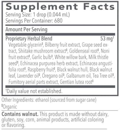 Biocidin Liquid Formula   Biocidin Broad Spectrum Botanical Drops for Microbiome Balance   Biofilm Buster Support and Gut Detox Cleanse Routine   18 Botanical Extracts  1 Oz