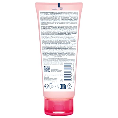 Bioderma Sensibio Micellar Cleansing and Makeup Removing Foaming Gel for Sensitive Skin