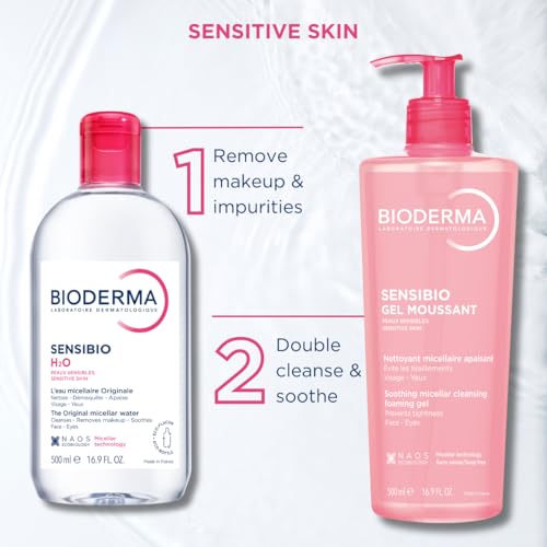 Bioderma Sensibio Micellar Cleansing and Makeup Removing Foaming Gel for Sensitive Skin