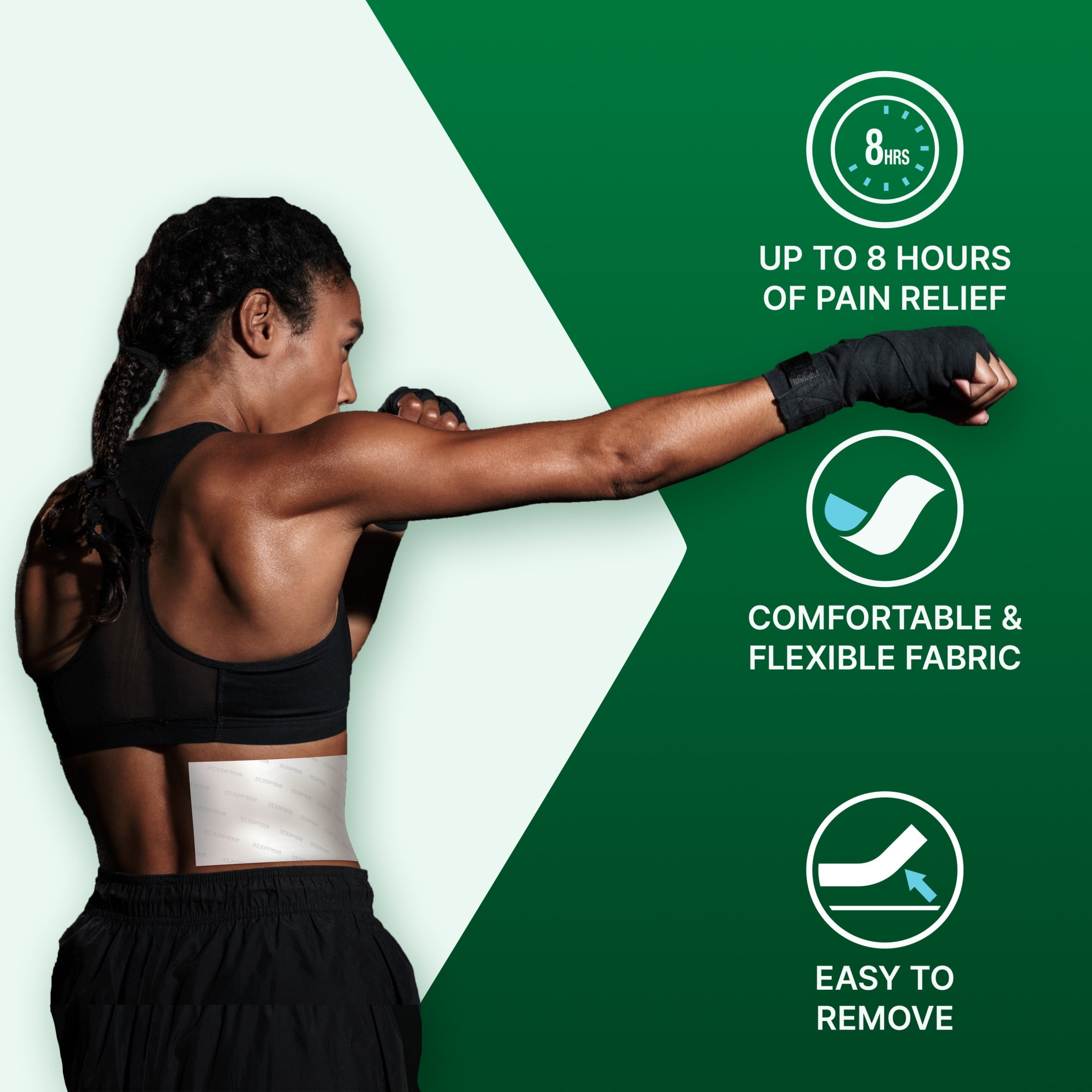 Biofreeze Pain Relief Patches  Back Knee Muscle Joint and Arthritis Pain Relievers  Menthol  5 Count