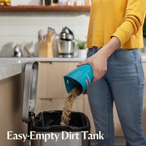Bissell 2033 Featherweight Stick Lightweight Bagless Vacuum and Electric Broom with Crevice Tool for Hard Floors and Carpets  Blue