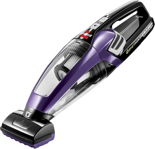 Bissell Pet Hair Eraser Cordless Hand Vacuum  Lithium Ion  Home  Auto  and Pet Vacuum  Easy Empty Dirt Bin  Upholstery Tool  Brush Tool  and Crevice Tool Included  2390A