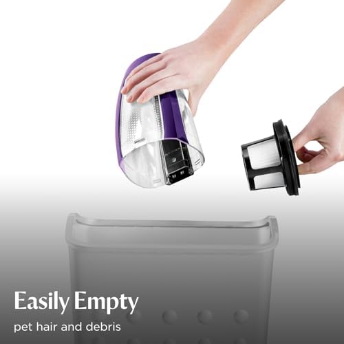 Bissell Pet Hair Eraser Cordless Hand Vacuum  Lithium Ion  Home  Auto  and Pet Vacuum  Easy Empty Dirt Bin  Upholstery Tool  Brush Tool  and Crevice Tool Included  2390A