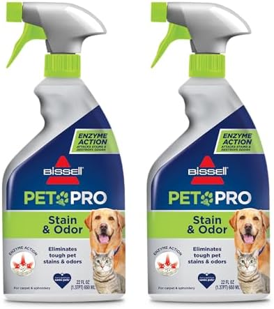 Bissell Pet Pro Stain and Odor Eliminator with Enzyme Action  2 pack  77X7F