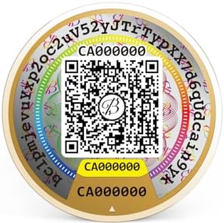 Bitcoin Cold Storage Coin   Ballet 24K Gold Plated Physical BTC Wallet  No Electronics  No Seed Phrase  No PIN or Password  Works with Ballet Crypto App