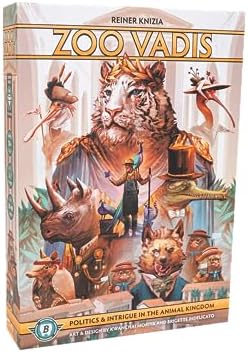 Bitewing Games Zoo Vadis Board Game   Strategic Animal Negotiation Game for Families & Adults   20 40 Min Playtime  3 7 Players  Replayable Tabletop Party Strategy Game