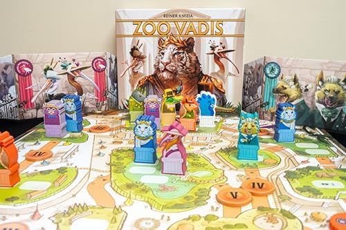 Bitewing Games Zoo Vadis Board Game   Strategic Animal Negotiation Game for Families & Adults   20 40 Min Playtime  3 7 Players  Replayable Tabletop Party Strategy Game