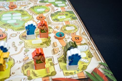 Bitewing Games Zoo Vadis Board Game   Strategic Animal Negotiation Game for Families & Adults   20 40 Min Playtime  3 7 Players  Replayable Tabletop Party Strategy Game