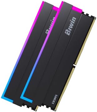 Biwin Black Opal DW100 DDR5 RGB RAM 32GB  16GBx2  8000MHz CL36 Computer Memory Intel XMP 3 0 AMD EXPO Compatible  White   DW100 32GB 8000 1R8 CW017