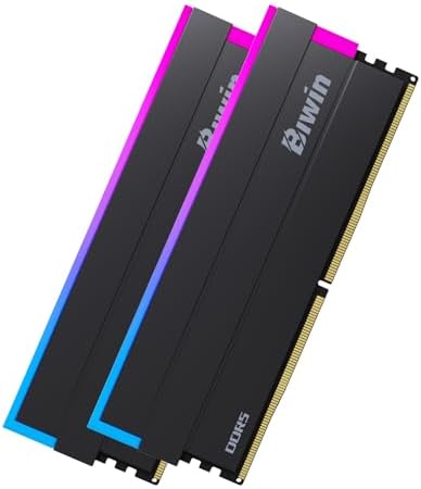 Biwin Black Opal DW100 DDR5 RGB RAM 32GB  16GBx2  8000MHz CL36 Computer Memory Intel XMP 3 0 AMD EXPO Compatible  White   DW100 32GB 8000 1R8 CW017