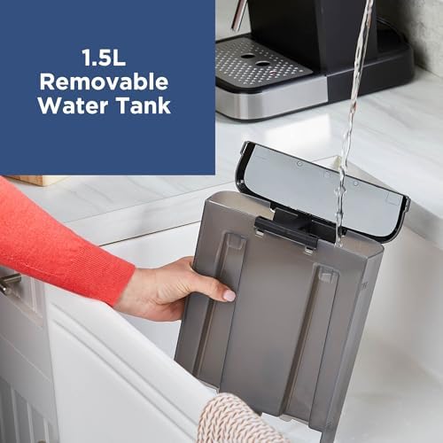 Black Decker Semi Automatic 15 Bar Espresso and Cappuccino Maker  Versatile Machine with Ability to use Grounds or ESE Pods to Make Your Perfect Cup of Coffee