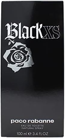 Black XS by Paco Rabanne for Men 3 4 oz Eau de Toilette Spray  Tall Bottle 