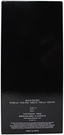 Black XS by Paco Rabanne for Men 3 4 oz Eau de Toilette Spray  Tall Bottle 