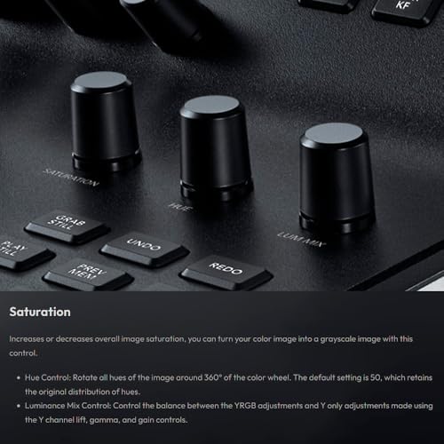 Micropanel Blackmagic Design DaVinci Resolve | Panel de control portátil de bajo perfil