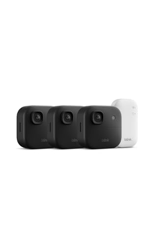 Blink Outdoor 2K   newest model    Wireless smart security camera  2K video resolution  enhanced audio  two year battery  Sync Module Core included   1 camera system  Black 