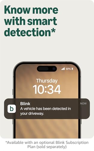 Blink Outdoor 2K   newest model    Wireless smart security camera  2K video resolution  enhanced audio  two year battery  Sync Module Core included   1 camera system  Black 