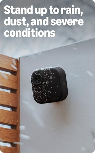 Blink Outdoor 2K   newest model    Wireless smart security camera  2K video resolution  enhanced audio  two year battery  Sync Module Core included   1 camera system  Black 