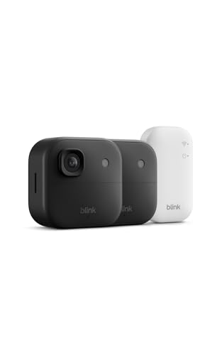 Blink Outdoor 2K   newest model    Wireless smart security camera  2K video resolution  enhanced audio  two year battery  Sync Module Core included   1 camera system  Black 