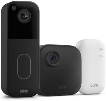 Blink Video Doorbell   Outdoor 4   Wireless smart security cameras  head to toe HD view  two year battery life  Sync Module Core included   1 camera system   Video Doorbell