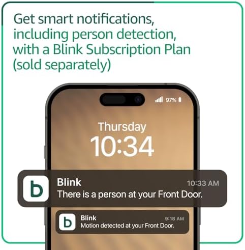 Blink Video Doorbell   Outdoor 4   Wireless smart security cameras  head to toe HD view  two year battery life  Sync Module Core included   1 camera system   Video Doorbell