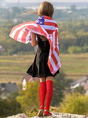 Boao 4 Pairs Womens Silk Thigh High Stockings Nylon Socks for Women Halloween Cosplay Costume Party Tights Accessory