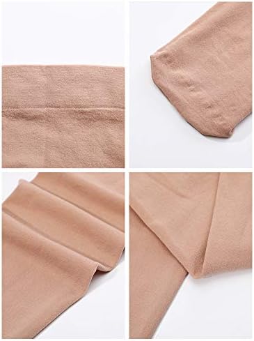 Boao 4 Pairs Womens Silk Thigh High Stockings Nylon Socks for Women Halloween Cosplay Costume Party Tights Accessory