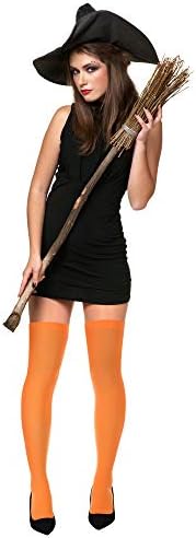 Boao 4 Pairs Womens Silk Thigh High Stockings Nylon Socks for Women Halloween Cosplay Costume Party Tights Accessory