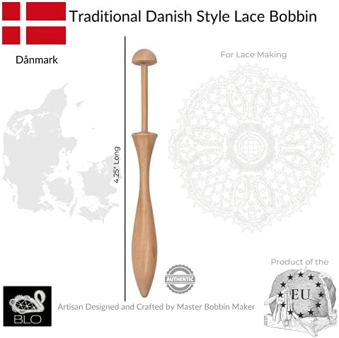 Bobbin Lace Bobbins Danish Style Sets of 12  24  50  Lacemaking Bobbins  4 25 Inches Long  Crafted from Natural Hardwood  Bobbin Lace Online Lace Making Supplies Lace Makers Collection  50 