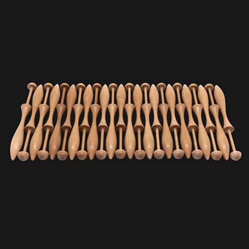 Bobbin Lace Bobbins Danish Style Sets of 12  24  50  Lacemaking Bobbins  4 25 Inches Long  Crafted from Natural Hardwood  Bobbin Lace Online Lace Making Supplies Lace Makers Collection  50 