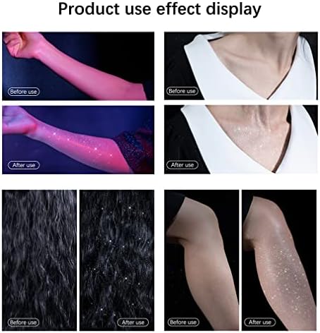 Spray de purpurina corporal, brillo corporal perfecto para festivales de música, escenario, maquillaje, cabello y rostro. 2.11 onzas